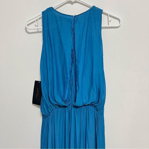 Zara Turquoise Sleeveless Maxi Dress NWT XS - Picture 3 of 7